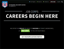 Tablet Screenshot of pittsburgh.jobcorps.gov