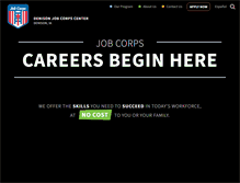 Tablet Screenshot of denison.jobcorps.gov